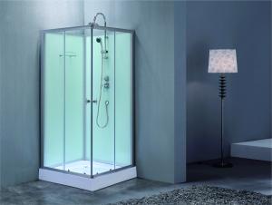 Wholesale Customizable Shower Room With Satin Alum Profile And Tempered Glass For Affordable from china suppliers