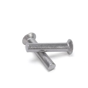 Wholesale ISO Standard Metric Aluminium Core RivetFlat Head Round Head Solid Mild Steel Copper Rivets Bright Uncoated Finish from china suppliers