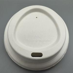 Wholesale 100% Biodegradable Cup Lids Paper Sugarcane Bagasse Pulp Or Paper Bamboo Pulp Cup With Lids from china suppliers