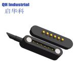6Pin Norway Intercom Connector Magnetic Usb Connector Spring Loaded spring