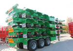 40 Tons Skeleton Semi Trailer With 12 Twist Container Locks 20ft and 40ft 3 Axle