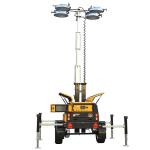 Portable LED Light Towers Diesel Engine Construction Emergency Light Tower 8-12