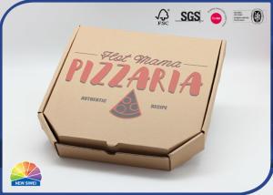 Wholesale Custom Printed Kraft Paper Pizza Box Food Grade Corrugated Material from china suppliers