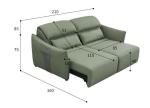 BN Push-Pull Sofa Bed Solid Wood Frame Multifunctional Sofa Bed Electric Switch