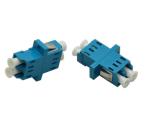 LC - LC DX Fiber Optic Adapter , Plastic Material Fiber Optic Connector Adapters