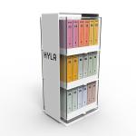 Countertop PVC Foam Board Display Stand For Eyeliner Pencils