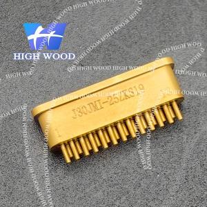 Wholesale J30J SERIES Glass Sintered Gas Sealed Rectangular Electrical Connector , J30JM1-25ZKS19 from china suppliers