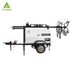 Diesel Fuel Mitsubishi Road Portable Generator Light Tower 9m Diesel Light Plant