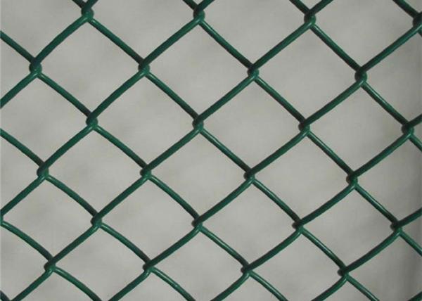 Chain Link Wire Mesh Fence / Wire Mesh Chain Link Fence Aluminum Alloy Wire PVC