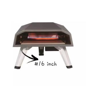 Wholesale Matte Process Gas Pizza Oven 2022 16 inch Commercial Bakery Machine Portable Outdoor Oven from china suppliers