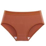 Brief Womens Hipster Cotton Panties Solid Pattern Plus Size Antibacterial