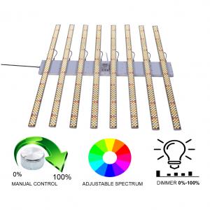 China Manual dimmable Commercial LED Grow Lights Module design 2.7 μmol/J on sale