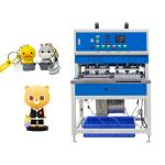 Automatic PVC Thermoforming Machine For Keychains 200*250mm Working Desk Size