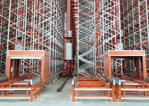 China Heavy Duty Automatic Storage Warehouse Hoister Steel Powder Coating Rack on sale
