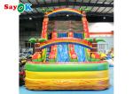 Adult Backyard Inflatable Water Slide With Swimming Pool Blow Up Slip N Slide