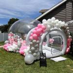 Outdoor Party 3.0m 4.0m Diameter Blow Up Inflatable Bubble House Tent Transparen