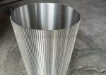Stainless Steel Reverse Wedge Wire Screen For Waste Water Treatment