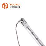 SHC100731 Clear Quartz 8-14mm Sk17 Base Halogen Heater Tube Infrared Emitters