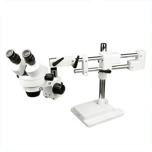 Wholesale Dual View Head Stereo Binocular Microscope Double Arm With Boom Stand from china suppliers