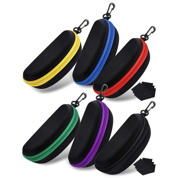 Outdoor Travel Zipper EVA Glasses Case ISO9001 Certificate