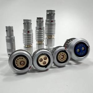 Wholesale Fischer ODU LEMO Push Pull Circular Connector Metal EMC Shielding Coaxial 9 Pin from china suppliers