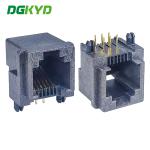 DGKYD5523A1166IWA8DY5 full plastic light free RJ11 Ethernet connector 6P6C FR52