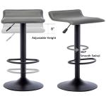 General Modern Swivel Bar Stools PU Leather Airlift Barstools for Commercial