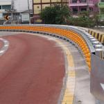 Roadway Traffic Safety Eva Roller Barrier Hot Dipped Galvanized and Save Volume