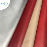 Reusable PU Leather Fabric , Black Leather Upholstery Fabric Long Durability