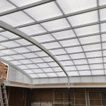 Flexible Colored Polycarbonate Sheet 100% Virgin Polycarbonate Roofing Sheets
