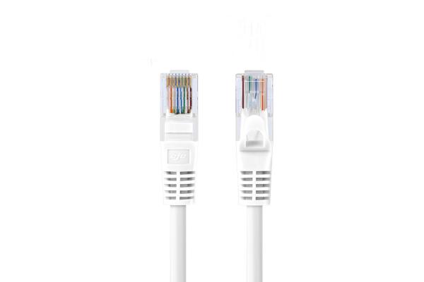 EJE Brand Ethernet Patch Cable Cost-Effective LSZH White CAT.6 for Gigabit