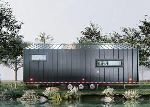 Wholesale Modular Prefabricated Tiny Houses On Wheels For Weekend Getaways Or Garden Shed from china suppliers
