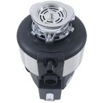 DSWA New Kitchen Food Garbage Processor Disposal Crusher AC motor white color