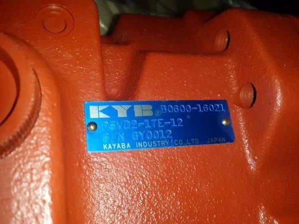 Kayaba PSVD2-17E-12 hydraulic Piston Pump/main pump and spare parts for