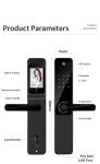 9 Language Electronic Door Locks Bluetooth Keyless Entry Door Lock