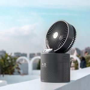 Wholesale Battery Usb 4000mAh Table Cooling Fan Ultrasonic Water Mist Spray Fan from china suppliers