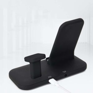 3 In 1 Nonslip Wireless Charger Dock , Multifunctional Charging Stand For Phone