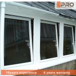 Thermal Break Triple Glazed Tilt And Turn Aluminium Windows Horizontal Opening