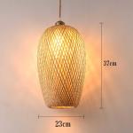 Wicker basket pendant lights Kitchen Dining room Sitting room Decor (WH-WP-18)