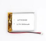 TW703040 Rechargeable 3.7v 850mah Lithium Polymer Battery KC CB Lipo Battery