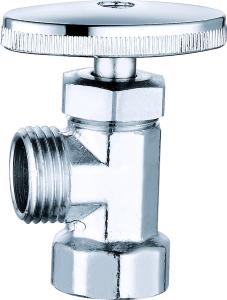 Wholesale ABS Handle HPB 57 Brass Angle Valve PTFE Brass Angle Stop Chrome Plated from china suppliers