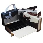Gold Hot Stamping Logo Rectangle Candy Drawer Wedding Favor Box for Chocolate