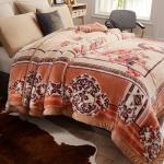 Woven Polyester Sublimation Blanket for Luxury Bed Printed Home Blanket in
