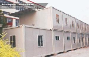China Steel frame prefabricated house or prefab house prices on sale