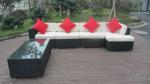 3pcs PE rattan sofas