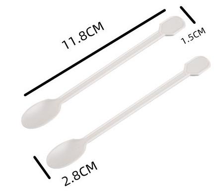 Bio PLA Compostable Cultery Biodegradable Plastic Coffee Stirrers 500pcs 4.6