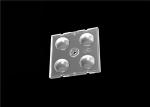90 Degree 4 In 1 LED Light Lens PC Material For Flood Lighting 3535 / 5050 LED