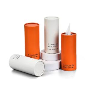 Wholesale Custom Cylinder Tube Packaging Round Cardboard Boxes Cylinder Tissues Box from china suppliers