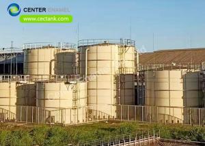 China Custom Epoxy Coated Steel Water Harvesting Storage Tanks Concrete Foundation on sale