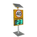 12inch Height Radar Speed Limit Sign with Portable Design and Brightness ≥10000